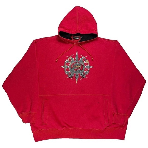 No boundaries Sweatshirt Y2k Hoodie Streetwear Hip Hop JNCO Graphic Print 3XL - Picture 5 of 6